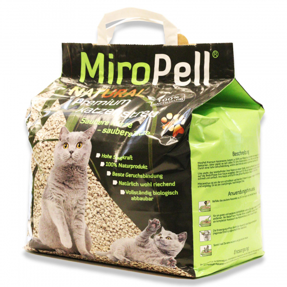 Miscanthus litter for Cats 10l