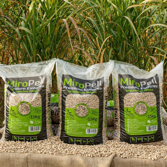 Miscanthus Pellets 3 Packets