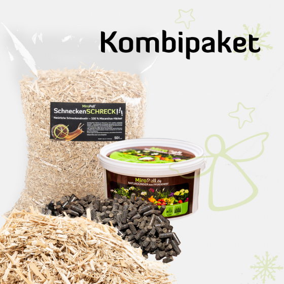 Kombipaket - Naturdünger 2,5kg + Schneckenschreck 50L, 3. Advent Aktion